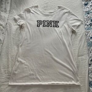White PINK VS Tee